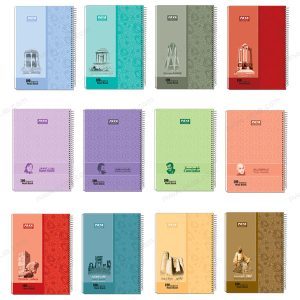 دفتر 100 برگ آثار ایران باستان کاوردار فنر تک