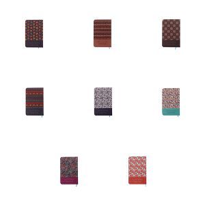 یادداشت 1/16 100 برگ سلفونی کلاسیک دوختی کشدار با کاغذ کرم