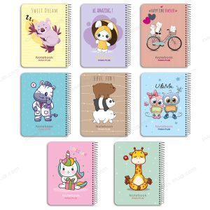 یادداشت 1.12 100 برگ MDF فانتزی فنر تک