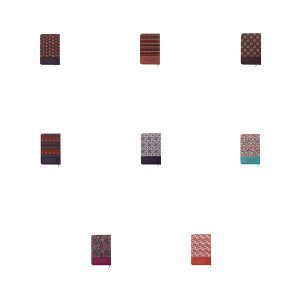 یادداشت 1/32 100 برگ سلفونی کلاسیک دوختی کشدار با کاغذ کرم