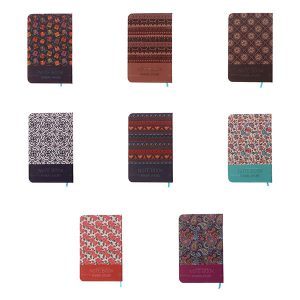 یادداشت اروپایی 100 برگ سلفونی کلاسیک دوختی کشدار با کاغذ کرم