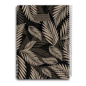 دفتر 100 برگ رحلی سلفونی جلد سخت فنر تک